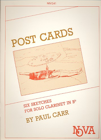 Post Cards 6 sketches for clarinet