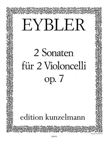 2 Sonaten op.7 für 2 Violoncelli