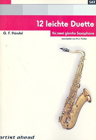 12 leichte Duette für 2 gleiche Saxophone
