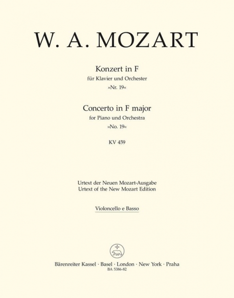 Konzert F-Dur KV459 für Klavier und Orchester