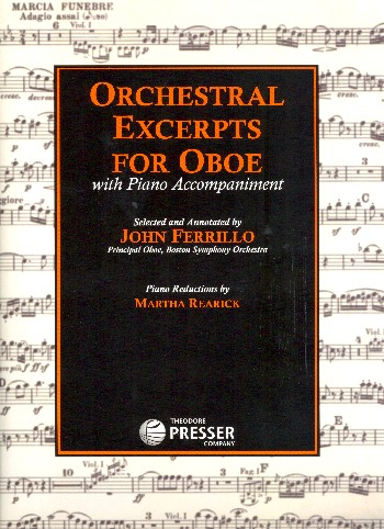 Orchestral Excerpts for oboe and piano