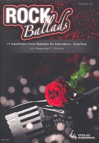 Rock Ballads für 1-2 Akkordeons Partitur und Stimme