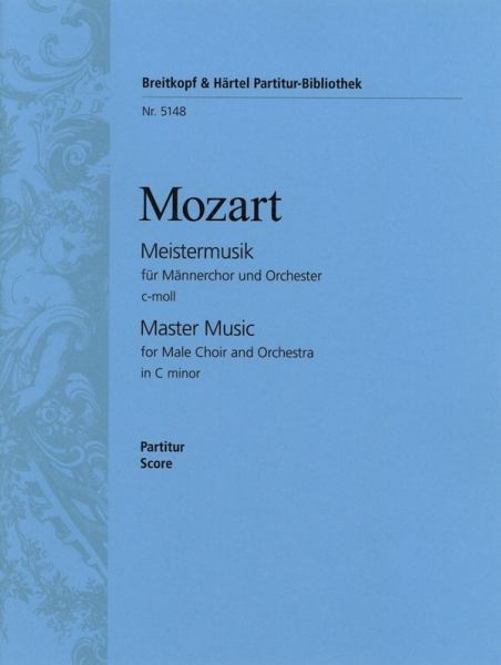 Meistermusik KV477 für TTBB Chor und Orchester