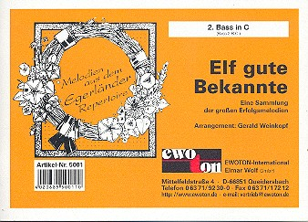 Mosch Welterfolge Band 6 - 11 gute Bekannte: für Blasorchester