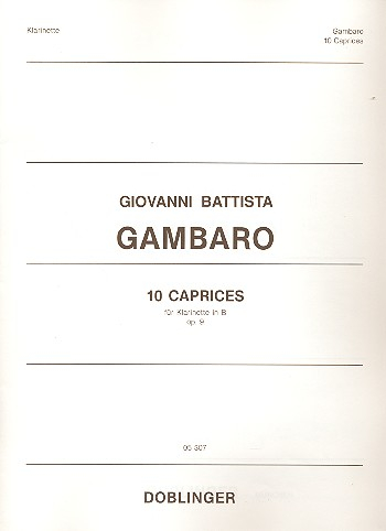 10 Caprices op.9 für Klarinette