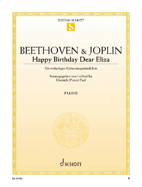 Beethoven, Ludwig van / Joplin, Scott: Happy Birthday Dear Eliza für Klavier