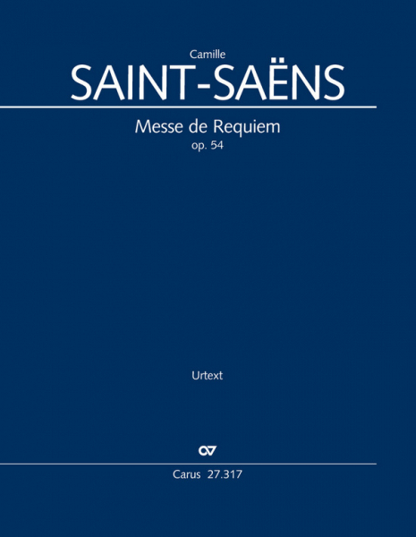 Messe de Requiem op.54 für Soli, gem Chor und Orchester (große und reduzierte Besetzung)