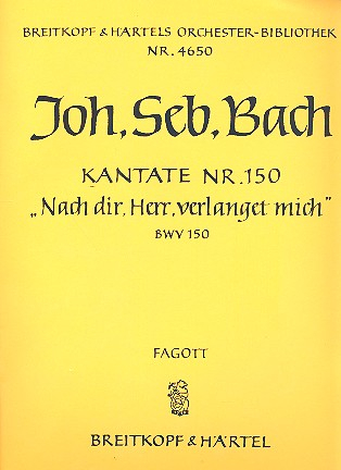 Nach dir Herr verlanget mich Kantate Nr.150 BWV150