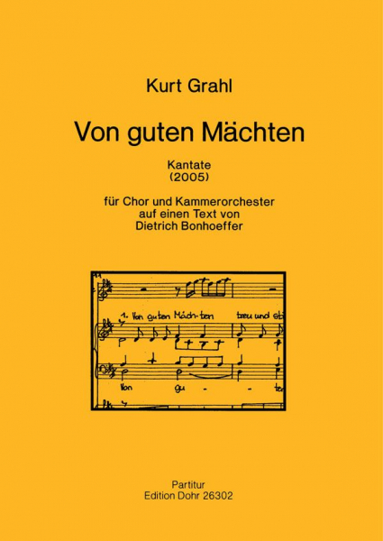 Von guten Mächten für gem Chor und Kammerorchester