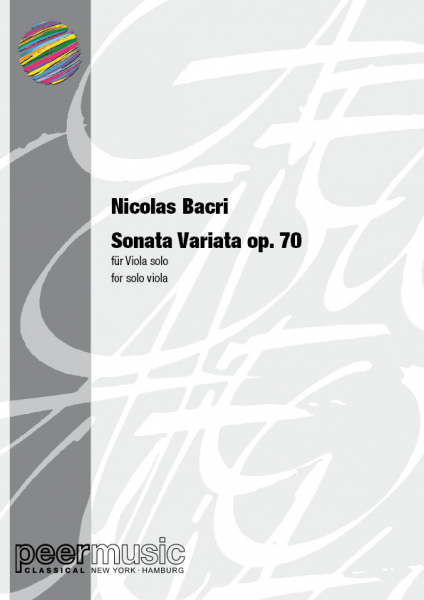 Sonata variata op.70 für Viola