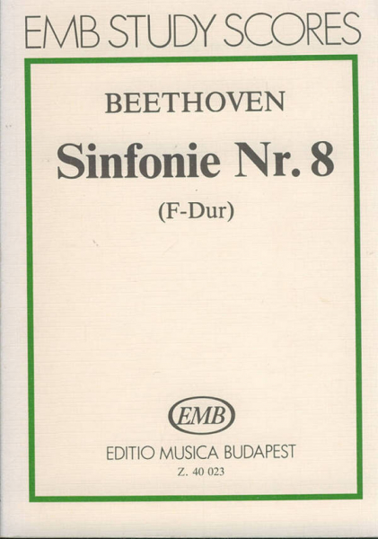 Sinfonie F-Dur Nr.8 op.93 für Orchester
