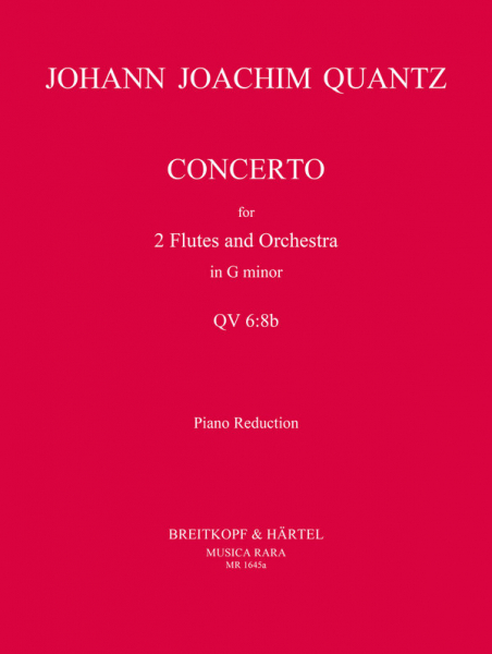 Konzert g-Moll QV6,8b für 2 Flöten und Orchester