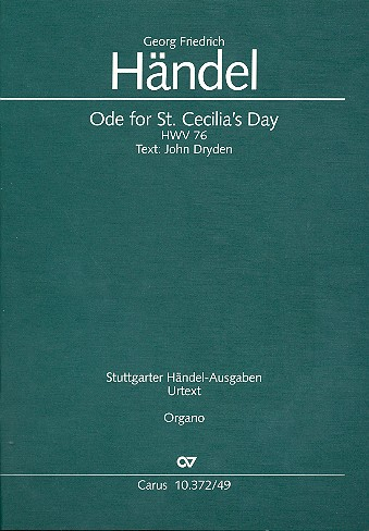 Ode for St. Cecilia&#039;s Day HWV76 für Soli, gem Chor und Orchester