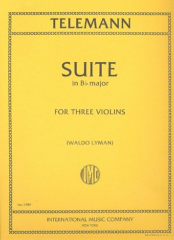 Suite Bb major for 3 violins
