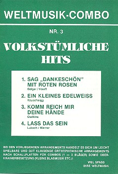 Weltmusik-Combo Nr.3: Volkstümliche Hits, 4 Stimmen