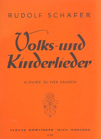 Volks- und Kinderlieder für Klavier zu 4 Händen