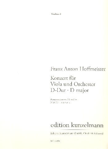 Konzert D-Dur für Viola und Orchester