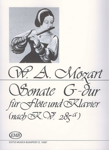 Sonate G-dur nach dem Flötenquartett KV285a für Flöte und Klavier