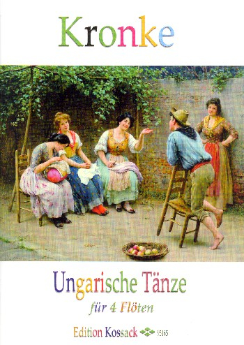 Ungarische Tänze op.104 für 4 Flöten