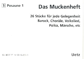 Das Muckenheft für 4-stimmiges Blechbläser-Ensemble