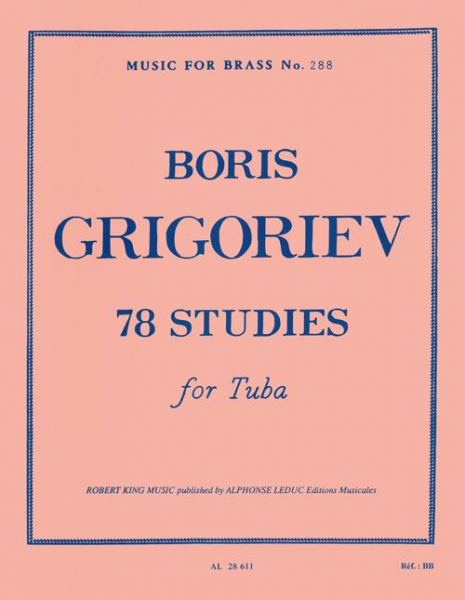 Etüden für Tuba 78 Studies