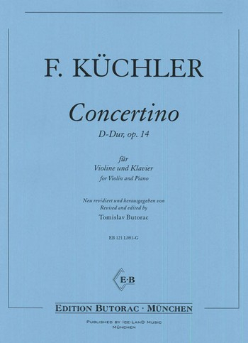 Concertino D-Dur op.14 für Violine und Klavier