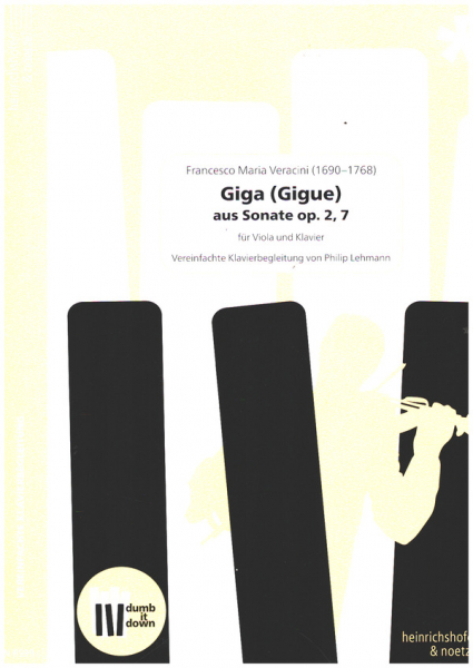 Giga (Gigue) aus Sonate op.2, 7 für Viola und Klavier