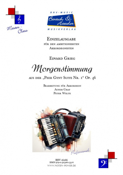Morgenstimmung, Op. 46, Nr. 1 für Akkordeon