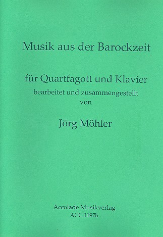 Musik aus der Barockzeit für Quartfagott und Klavier