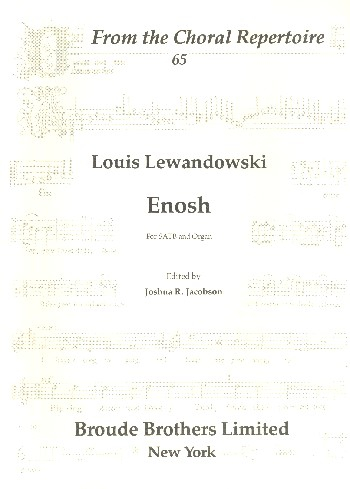 Enosh for mixed chorus and organ