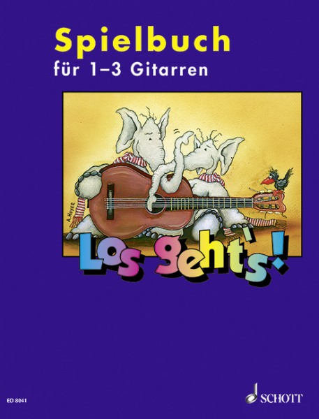 Spielbuch für Gitarre LOS GEHT&#039;S - SPIELBUCH