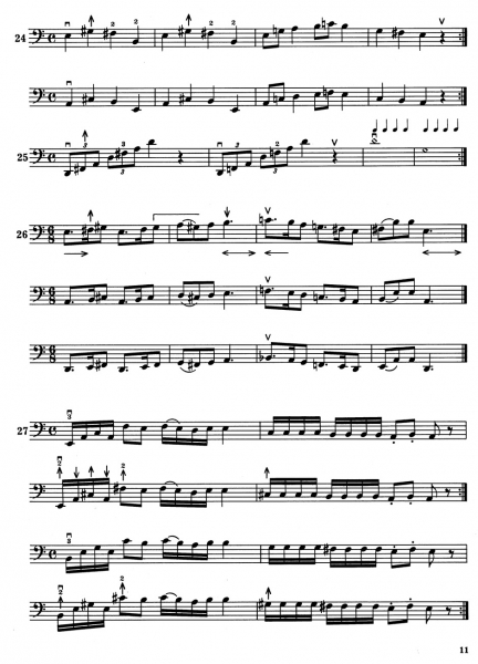 Übungsheft für Cello Einführung in das Lagenspiel