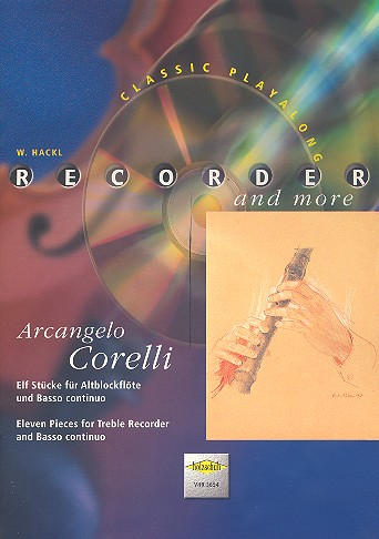 Spielbuch für Altblockflöte Corelli 11 Stücke