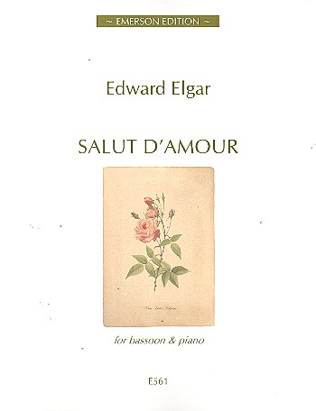 Salut d&#039;amour op.12 for bassoon and piano