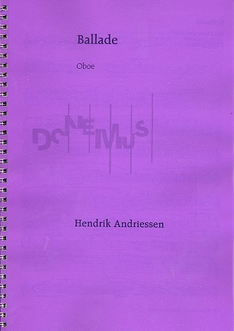 Ballade for oboe and piano