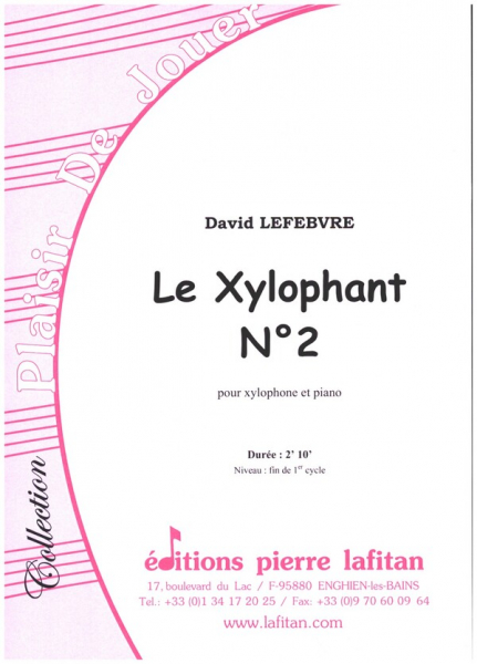 Le Xylophant no.2 pour xylophone et piano