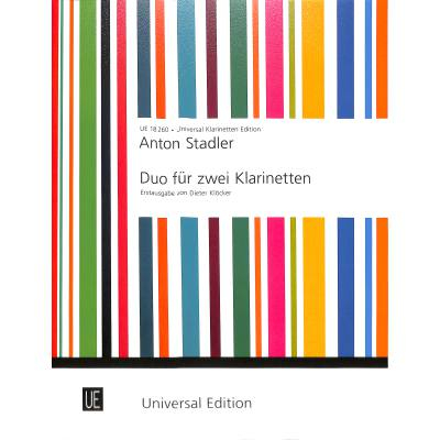 Duo Duo für 2 Klarinetten