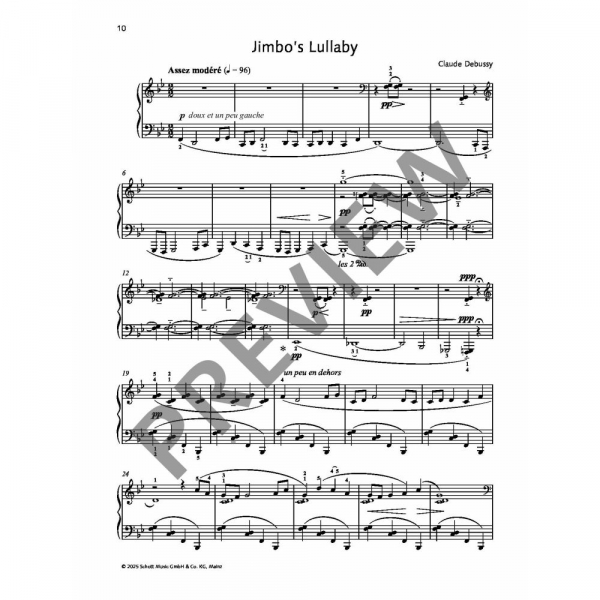 Spielband für Klavier Mein erster Debussy - My First Debussy