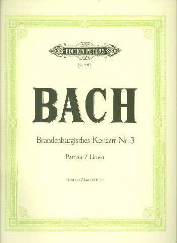 Brandenburgisches Konzert Nr.3 G-Dur BWV1048 für Streichorchester und Bc