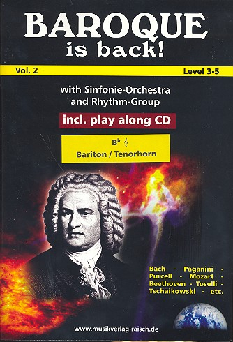 Baroque is back vol.2 (+CD) für 1-2 Tenorhörner (Baritone) in B,