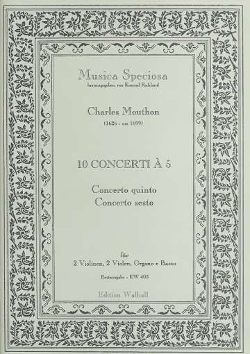 10 Concerti à 5 Band 3 (Nr.5-6): für 2 Violinen, 2 Violen und Bc