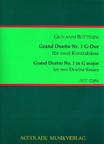 Grand Duetto G-Dur Nr.1 für 2 Kontrabässe