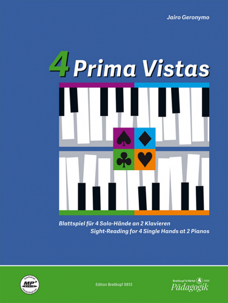 4 Prima vistas (+Download) für 4 Solo-Hände an 2 Klavieren