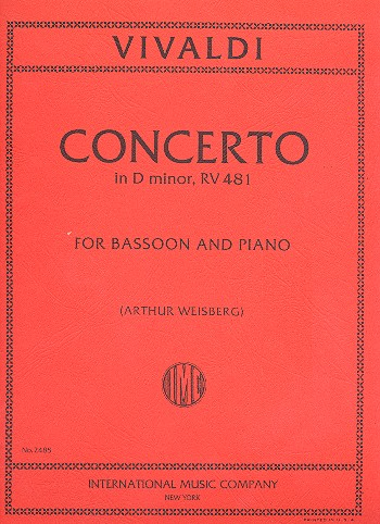 Concerto d minor RV481 for bassoon and strings