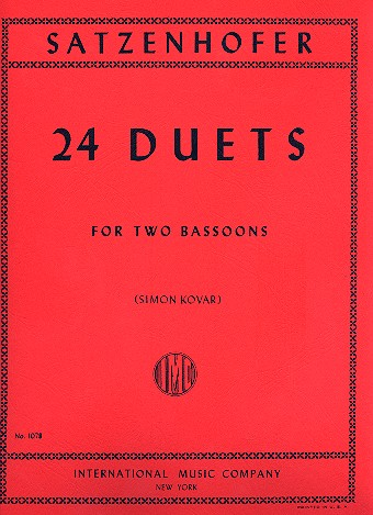 24 Duets for 2 bassoons