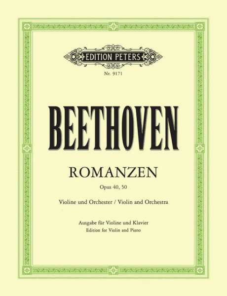 Partitur und Stimme Romanzen op. 40 und 50