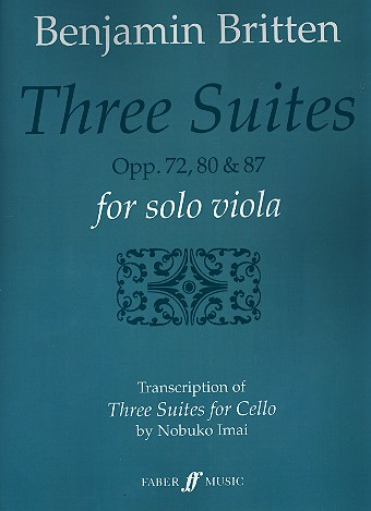 3 Suites vor Cello for viola