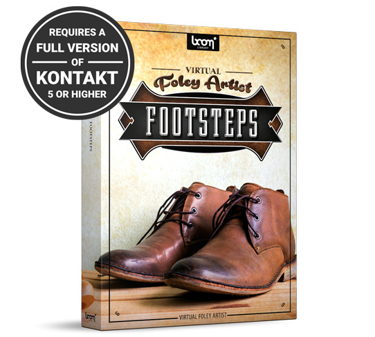 Sound Library (Download) Boom Virtual Foley Artist Footsteps