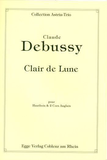 Clair de lune pour hautbois et 2 cors anglais