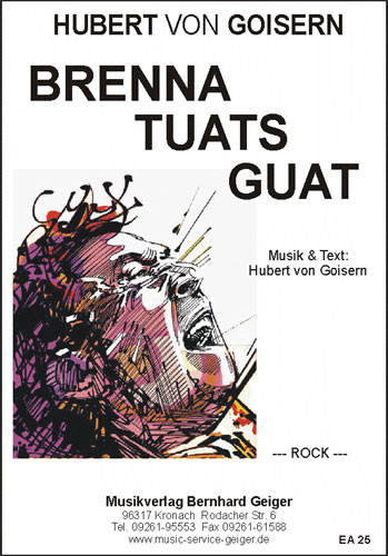 Brenna tuats guat für Klavier (Gesang/Gitarre)